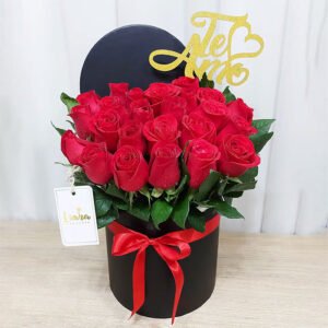 SV21- box te amo 24 rosas rojas