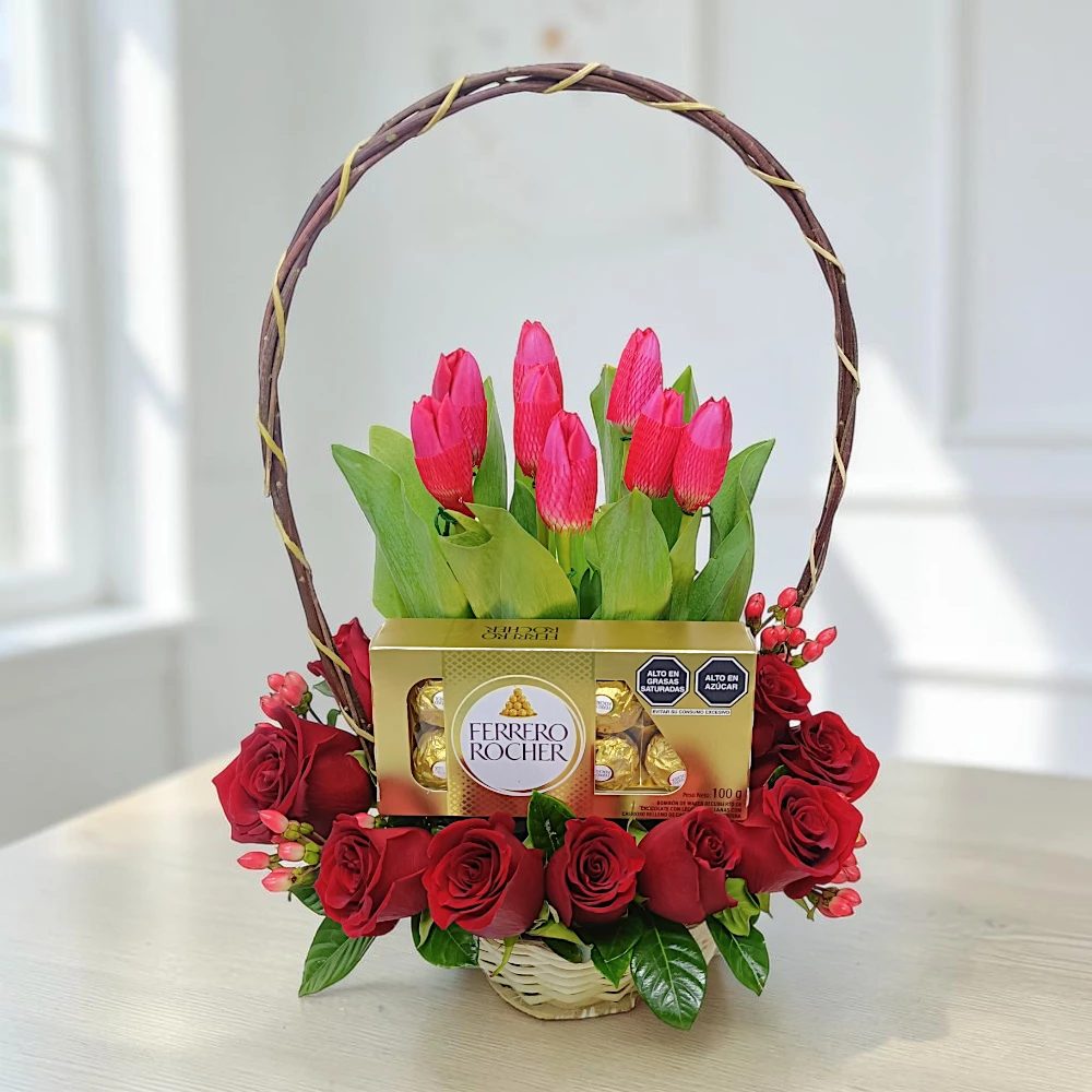 #tulipanesrojos #rosas #ramodetulipanes #tulipanescolores