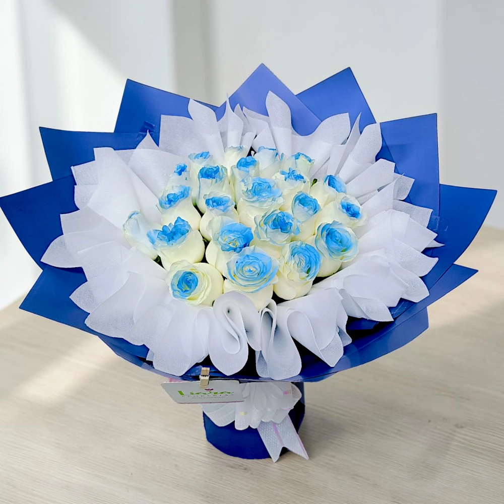 #rosasazul #ramoderosasazul #floresazules #ramohombre 3floresparacaballero