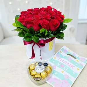 BOX_ 24 Rosas más chocolate