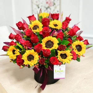 #girasoles #boxgirasoles #girasolesenramos #girasolesyrosas #floresamarillas #ramosdeflores