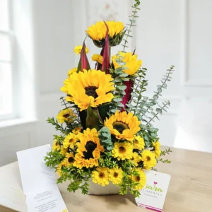 #girasoles #boxgirasoles #girasolesenramos #girasolesyrosas #floresamarillas #ramosdeflores