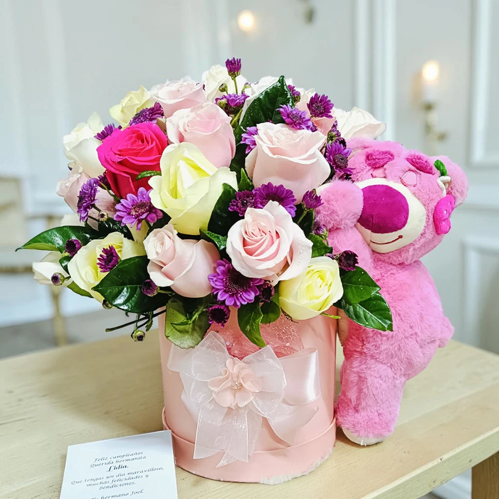 #ramosconpeluches #floresyosos #rosasypeluche #detallesconosos #ososyflores