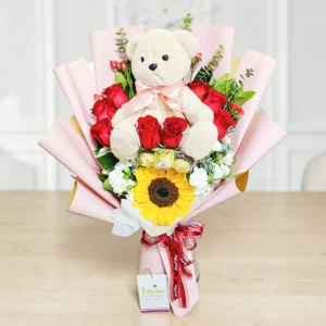 #ramosconpeluches #floresyosos #rosasypeluche #detallesconosos #ososyflores