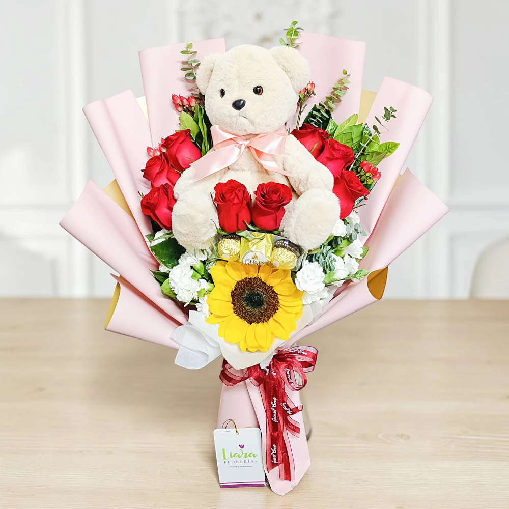 #ramosconpeluches #floresyosos #rosasypeluche #detallesconosos #ososyflores
