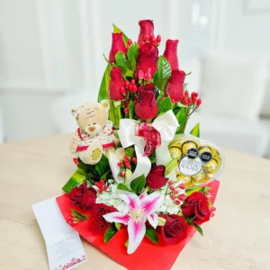 #ramosconpeluches #floresyosos #rosasypeluche #detallesconosos #ososyflores