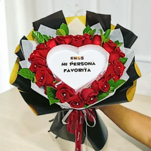 ramo corazón de fuego