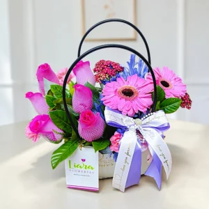 6 rosas base modelo cartera