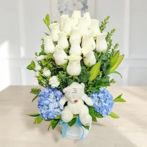#babyshower #floresnacimiento #tulipanesparabebe #detallesreciennacido #floresnacimientos