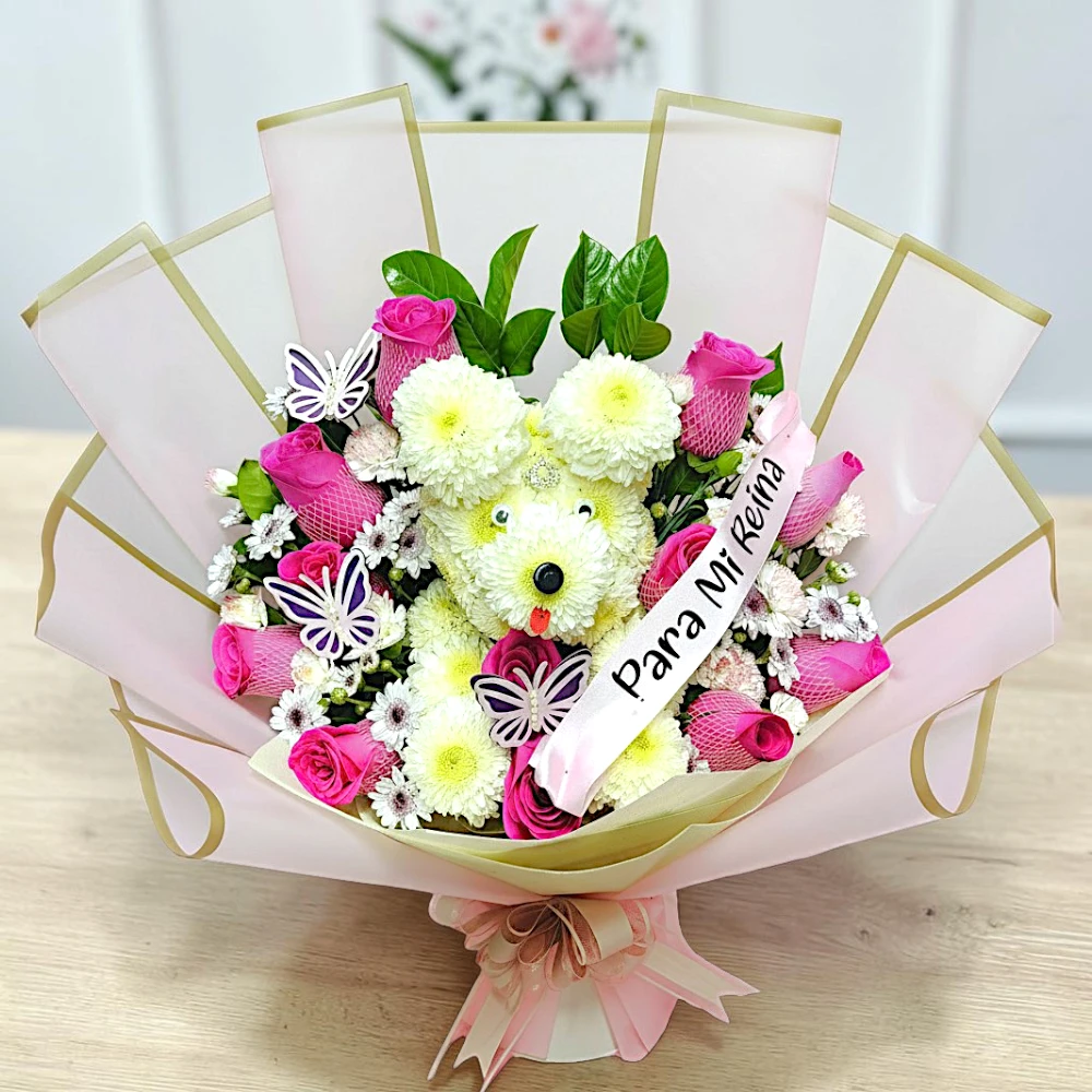 #animalitosdefloresnaturales #hellokittyenramo cachorrito de flores naturales #cachorritodeflores #perritosdeflores #ositosdeflores #tortugadeflores